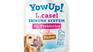 YOWUP! L Casei, XS-XL, Curcan, recompense functionale caini, sistem imunitar, sistem digestiv, (topping), 115g