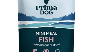 PRIMA DOG Mini Meal, XS-XL, Peste, plic hrana umeda fara cereale caini, (in sos), bax, 85g x 24buc