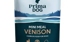 PRIMA DOG Mini Meal, XS-XL, Vanat, plic hrana umeda fara cereale caini, (in sos), bax, 85g x 24buc