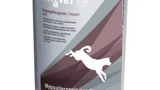 TROVET Hypoallergenic IPD, XS-XL, Insecte, dieta veterinara, conserva hrana umeda monoproteica fara cereale caini, alergii, (pate), 400g