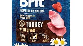 Brit Premium by Nature Conserva pentru caini Junior, Curcan cu ficat 800g