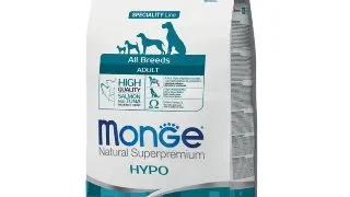 MONGE Natural Superpremium Speciality Line Hypo, XS-XL, Somon si Ton, hrana uscata caini, alergii, 12kg