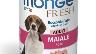 MONGE Fresh, XS-XL, Porc, conserva hrana umeda caini, (in suc propriu), 400g