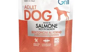 MONGE Grill, XS-XL, Somon, plic hrana umeda caini, (in suc propriu), bax, 100g x 24buc