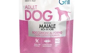 MONGE Grill, XS-XL, Porc, plic hrana umeda caini, (in suc propriu), 100g