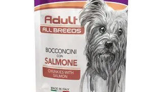 GEMON All Breeds, XS-XL, Somon, plic hrana umeda fara cereale caini, (in aspic), 100g