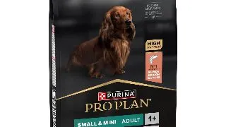Hrana uscata pentru caini Pro Plan Small & Mini Adult, Piele Sensibila, Somon 7kg