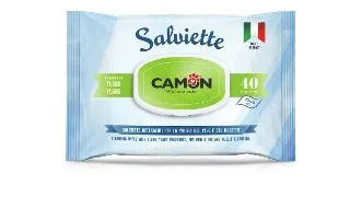 CAMON, servetele umede caini si pisici, Ylang-Ylang si Aloe Vera, 40buc