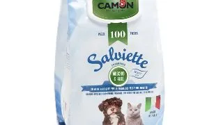 CAMON, servetele umede caini si pisici, Aloe Vera si Mosc Alb, 100buc