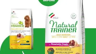 NATURAL TRAINER Daily Nutrition Small & Toy, XS-S, Prosciutto Crudo, hrana uscata caini, 7kg