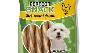PERFECT SNACK Sticks Rasucit, XS-XL, Pui, punguta recompense caini, 80g
