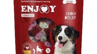 ENJOY Carnivore Biscuit Bits Twists, XS-XL, Pui, punguta recompense caini, 300g