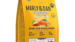 MARLY&DAN Adult Small Breed, XS-S, Somon, hrana uscata fara cereale caini, 4kg