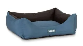 SCRUFFS Expedition, pat dreptunghiular caini, poliester, impermeabil, albastru, 90x70cm