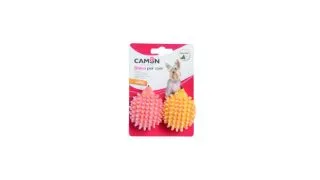 CAMON, jucarie de ros caini, dentitie, latex CAMON, jucarie de ros caini XS-S, dentitie, latex, roz si galben, 2buc