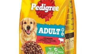 Pedigree hrana uscata cu vita si legume pentru caini adulti 3kg