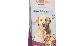 CALIBRA Premium Line Senior & Light, XS-XL, Vita, hrana uscata caini senior, obezitate, 12kg