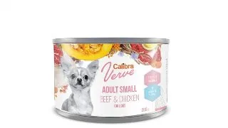 CALIBRA Verve GF, XS-S, Vita si Pui, conserva hrana umeda fara cereale caini, (pate), 200g
