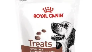ROYAL CANIN VETERINARY DIET Gastrointestinal Treats, punguta recompense functionale caini, sistem digestiv, 230g