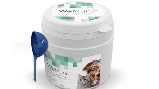 WEPHARM WeMuno, supliment sistem imunitar caini, pudra WEPHARM WeMuno, XS-XL, supliment sistem imunitar caini, flacon, 225g pudra