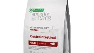 NATURES PROTECTION Superior Care Veterinary Diet Gastrointestinal White, XS-XL, Peste, dieta veterinara, hrana uscata caini, sistem digestiv, 10kg