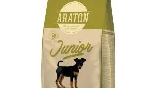 ARATON Junior, XS-XL, Pasare, hrana uscata caini junior, 15kg