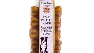 LEOPET Viking Os Piele Presata, XS-M, Vita, punguta recompense fara cereale caini, 100g