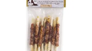 LEOPET Viking Rawhide Sticks with Chicken, M, Pui si Vita, punguta recompense fara cereale caini, 80g