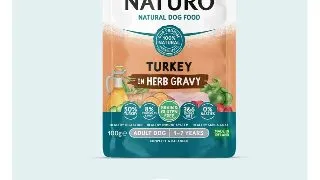 NATURO, XS-XL, Curcan, plic hrana umeda fara cereale caini (in sos), 100g