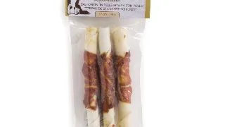 LEOPET Viking Rawhide Sticks with Chicken, M-XL, Pui si Vita, punguta recompense fara cereale caini, 140g