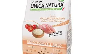 UNICA Natura Mono, M-XL, Pui si Orez, hrana uscata monoproteica caini, 12kg
