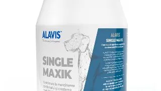 ALAVIS Single Maxik, supliment sistem articular caini, pudra ALAVIS Single Maxik, M-XL, supliment sistem articular caini, flacon, 600g pudra