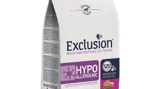 EXCLUSION Monoprotein VD Hypoallergenic Medium&Large, M-XL, Porc si Mazare, dieta veterinara, hrana uscata fara cereale caini, alergii, 12kg