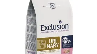 EXCLUSION Monoprotein Veterinary Diet Formula Urinary, M-XL, Porc, dieta veterinara, hrana uscata monoproteica caini, sistem urinar, 12kg