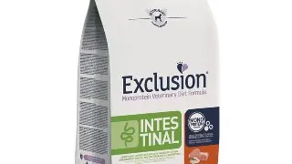 EXCLUSION Monoprotein VD Intestinal Small, XS-S, Porc si Orez, dieta veterinara, hrana uscata caini, sistem digestiv, 2kg