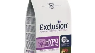 EXCLUSION Monoprotein VD Hypoallergenic Medium&Large, M-XL, Cal si Cartofi, dieta veterinara, hrana uscata fara cereale caini, alergii, 12kg