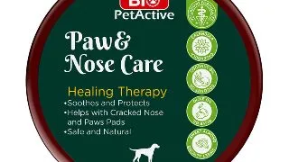 BIO PETACTIVE Paw&Nose Care, XS-XL, ingrijire pentru labute balsam caini, flacon, 50g