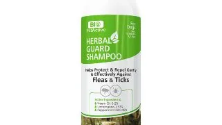 BIO PETACTIVE Herbal Guard, XS-XL, sampon caini, antiparazitar, anti-mancarime, Ulei de Neem, flacon, 250ml