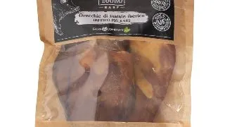 PIU BUONO Urechi de Porc Iberico, XS-XL, punguta recompense caini, 50g