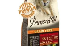 PRIMORDIAL Holistic, XS-XL, Bizon si Macrou, hrana uscata fara cereale caini, 2kg