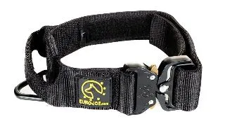 EURO JOE Tactical TC2+, zgarda caini, maner control, nylon, negru, catarama Cobra, XL(25-53 x 3.8cm)