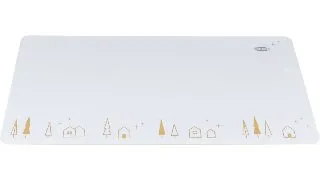 TRIXIE Christmas Place Mat, covoras caini, dreptunghiular, antiderapant, plastic, bej, 44x28cm