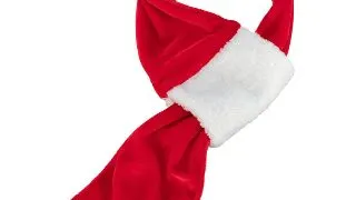 TRIXIE Christmas fular caini, plus, alb si rosu, 90cm
