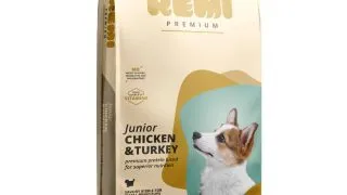 REMI PREMIUM Junior Small, XS-S, Pui si Curcan, hrana uscata caini junior, 8kg