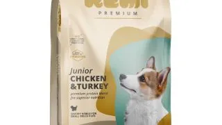 REMI PREMIUM Junior Small, XS-S, Pui si Curcan, hrana uscata caini junior, 3kg