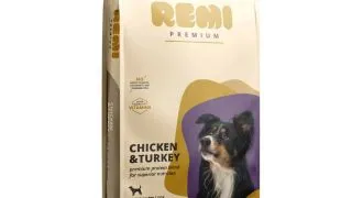 REMI PREMIUM Dog Medium, M, Pui si Curcan, hrana uscata caini, 12.5kg