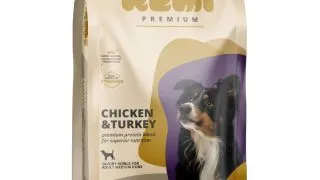REMI PREMIUM Dog Medium, M, Pui si Curcan, hrana uscata caini, 3kg