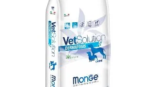 MONGE VETSOLUTION Dermatosis, XS-XL, Somon, dieta veterinara, hrana uscata fara cereale caini, piele & blana, 12kg