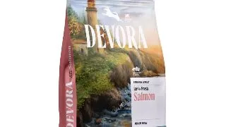 DEVORA Monoprotein, XS-XL, Somon, hrana uscata monoproteica fara cereale caini, 4kg