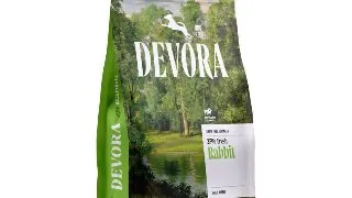 DEVORA Puppy Medium&Large, M-XL, Iepure, hrana uscata monoproteica fara cereale caini junior, 1.5kg